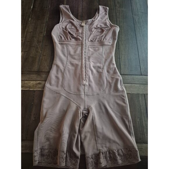 Shapellex Beige Compression Shapewear Bodysuit Size L - Picture 5 of 7